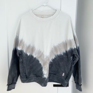 Free People Oversized Tie Dye Sweatshirt XS